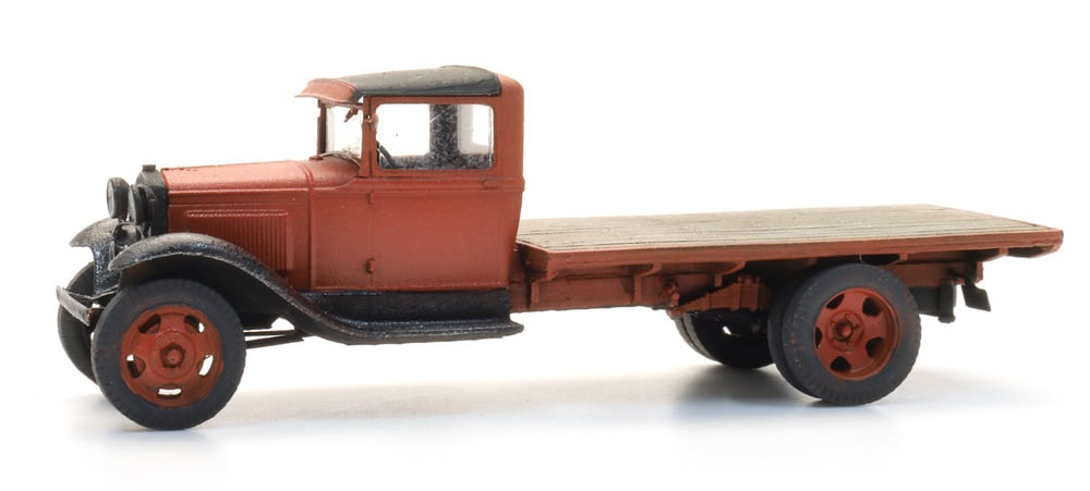 ARTITEC 1:87 Ford Model AA flatbed, red - item 387.711