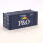 1:160 P&O 20 foot Freight shipping container