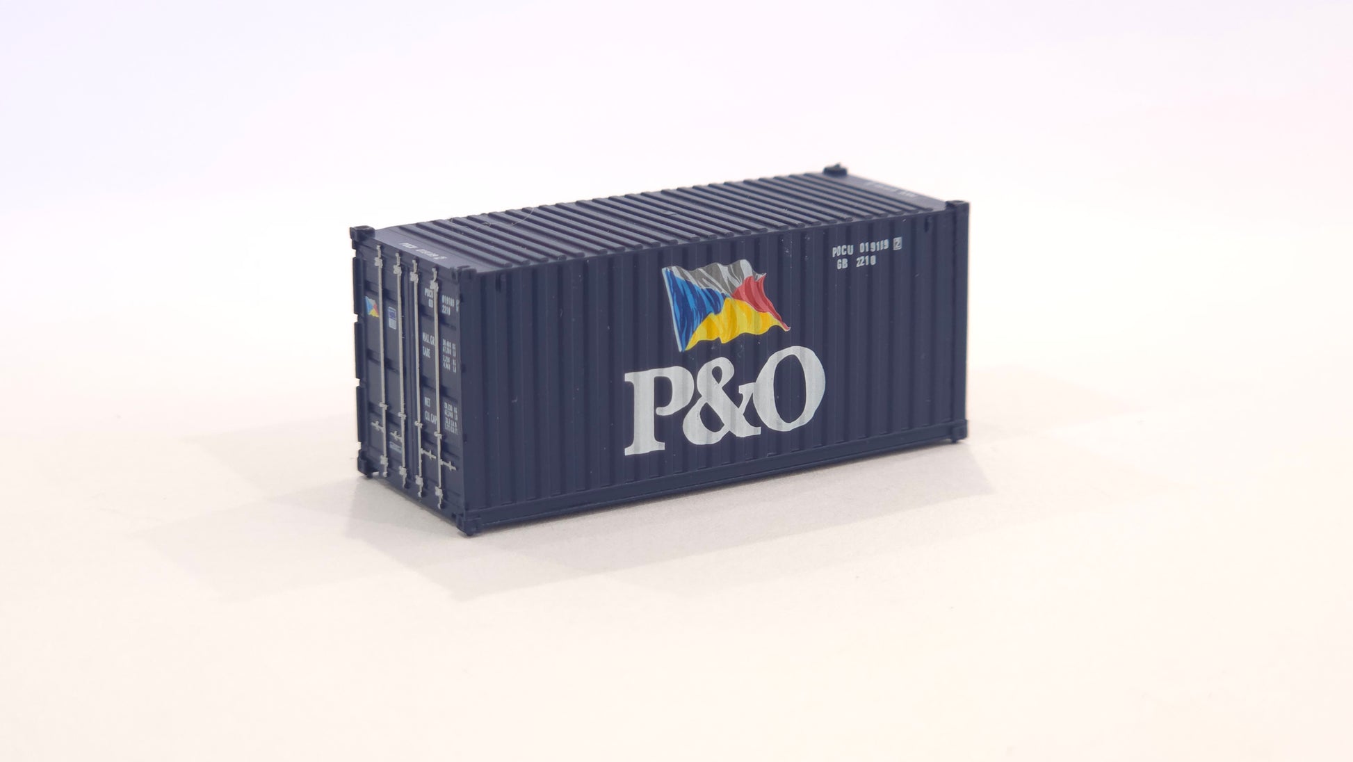1:160 P&O 20 foot Freight shipping container