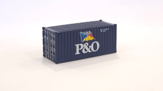 1:160 P&O 20 foot Freight shipping container