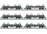 MINITRIX 1:160 6x Coil Transport Freight Cars Set - item 15080