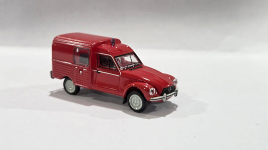 BREKINA 1:87 Citroen Acadiane, red - item 14280