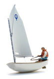ARTITEC 1:87
Sailing boat Optimist + figure - item 387.579