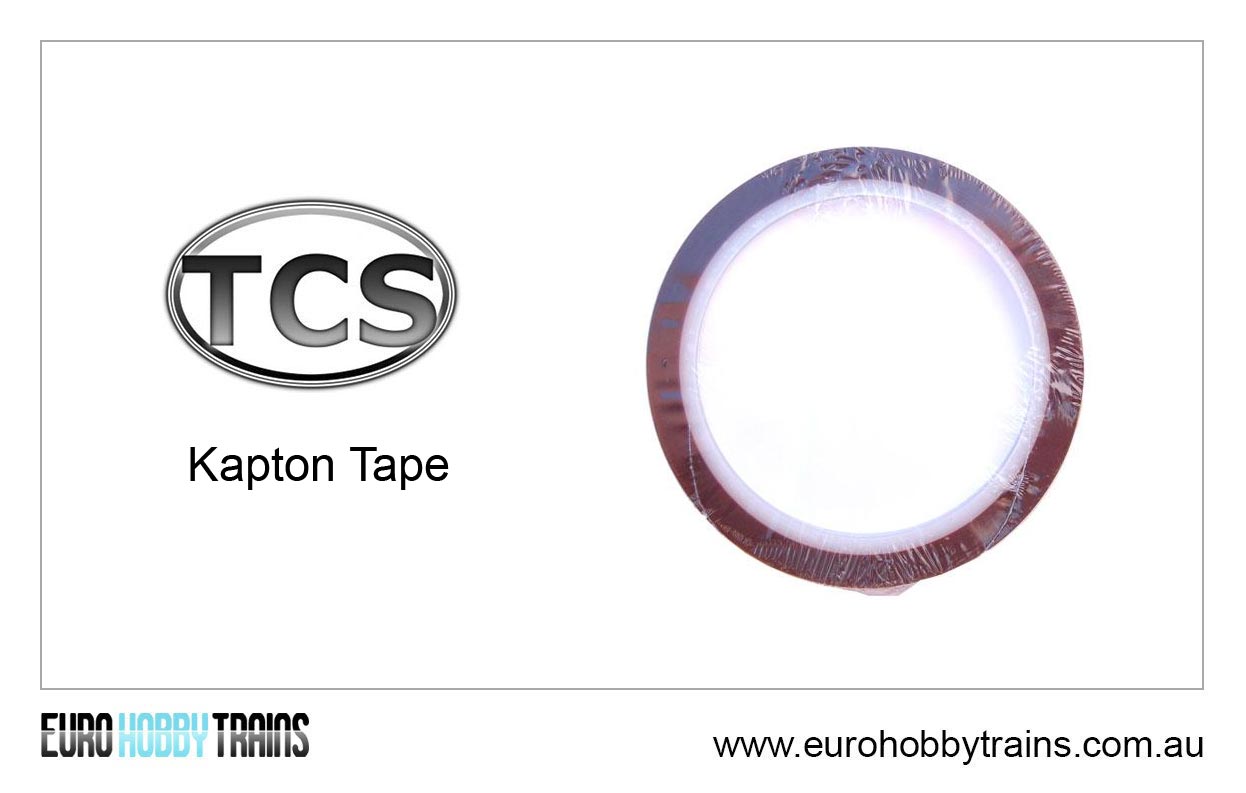 TCS DCC - KT Kapton Tape: 6.35mm x 32.9m SKU-1256