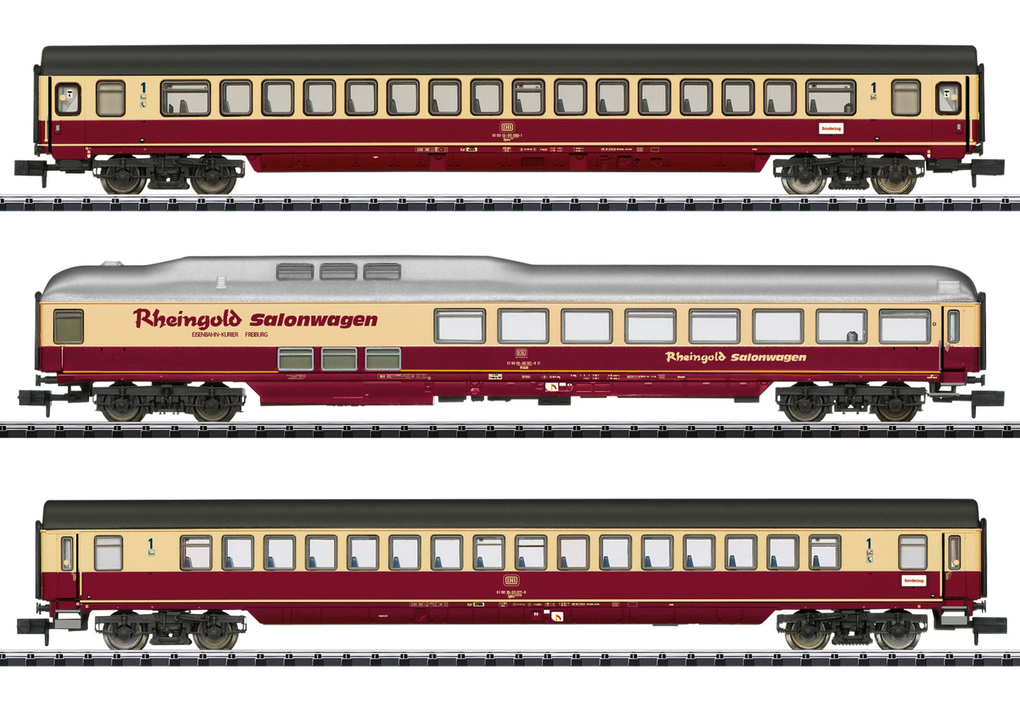 MINITRIX 1:160 Express train carriage set Special TEE - item 18715