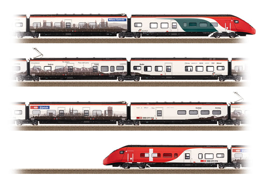 TRIX 1:87 scale, Class RABe 501 Giruno 7 cars High-Speed Train set - item 25811