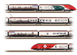 TRIX 1:87 scale, Class RABe 501 Giruno 7 cars High-Speed Train set - item 25811