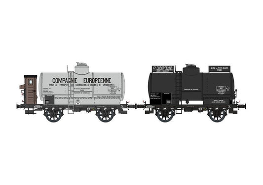 REE Modeles 1:87 SET of 2 OCEM 19 Tank Wagons Ep.II NORD - item WB-462