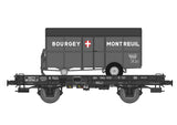 REE Modeles 1:87 Single-carrier UFR  "BOURGEY MONTREUIL" - item WB-647